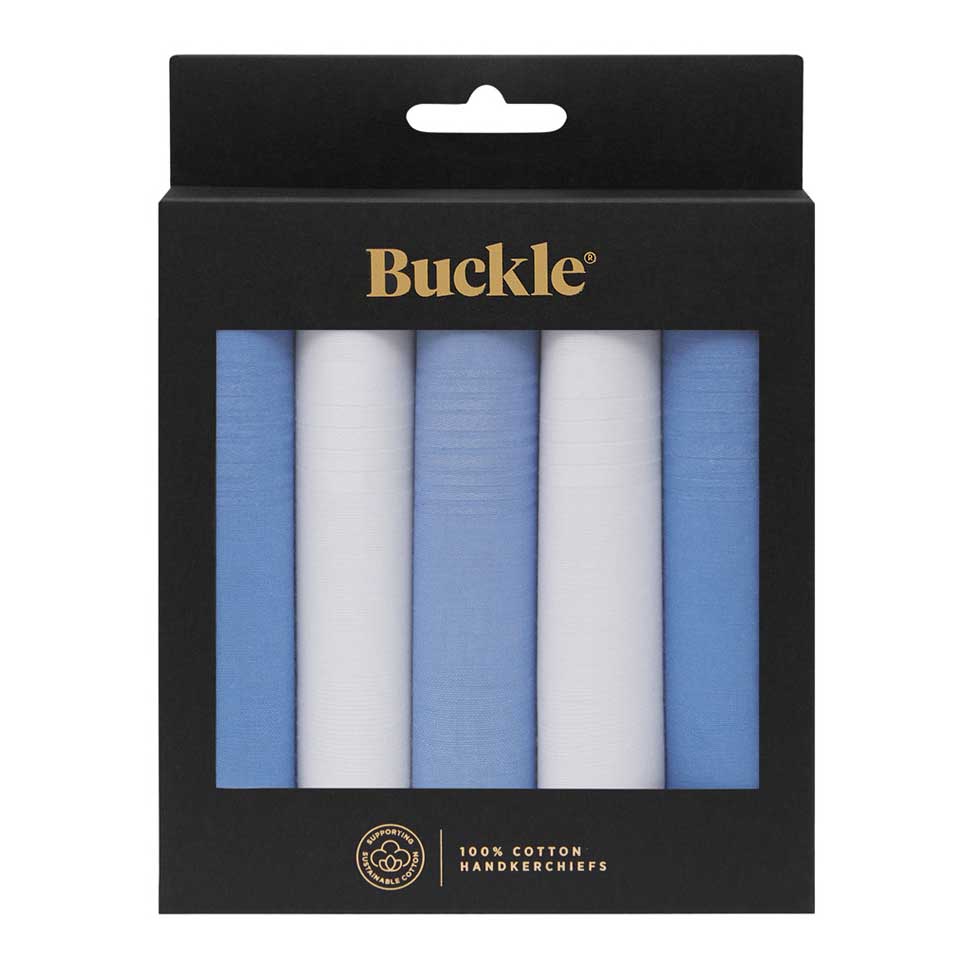 Buckle Handkerchiefs - 5 Pack